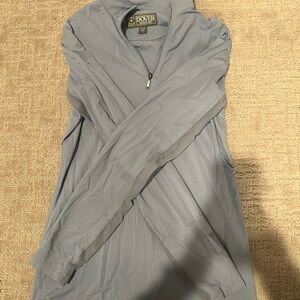 Dover Baby Blue Long Sleeve Quarter Zip